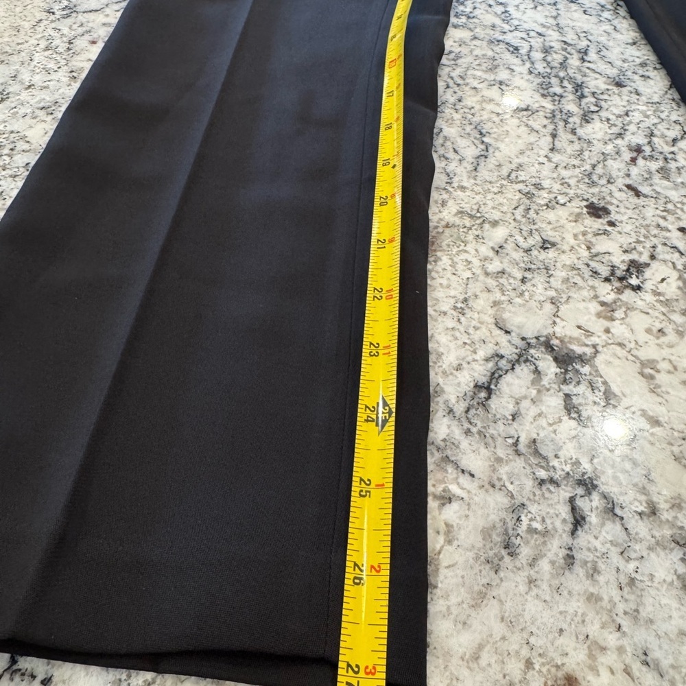 Quince Stretch Crepe Ankle Pants Black Size 8 NWT Work Career - Picture 6 of 13